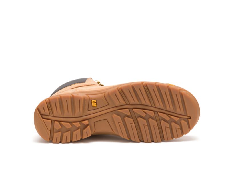 Bota de trabajo Caterpillar Outline para hombre (P74086 - Honey Reset - Punta blanda)