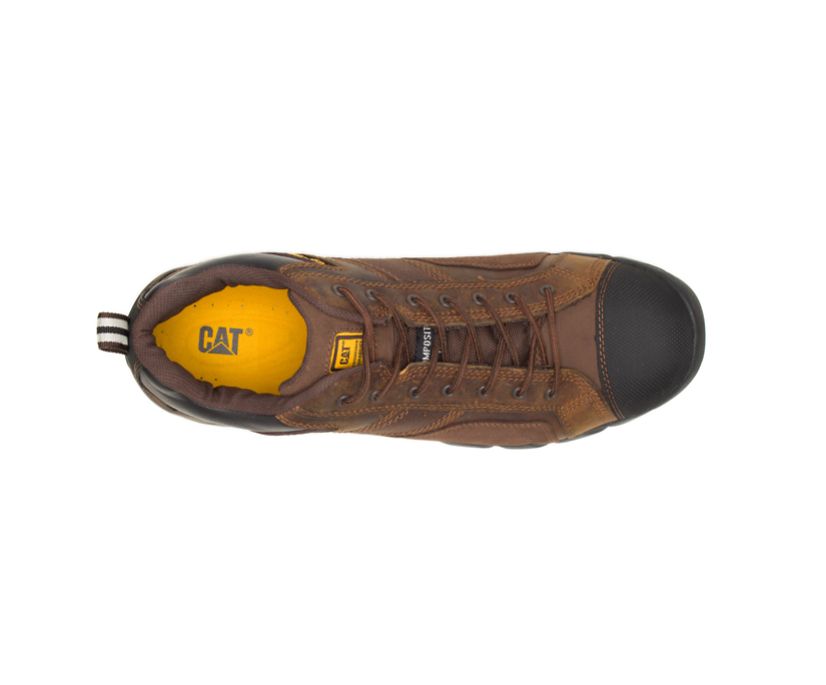 Caterpillar Men's Argon Composite Toe Work Shoe (P89957 - Dark Brown)
