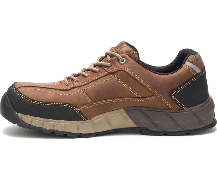 Caterpillar Men's Streamline Leather Composite Toe Work Shoe (P90838 - Dark Beige)