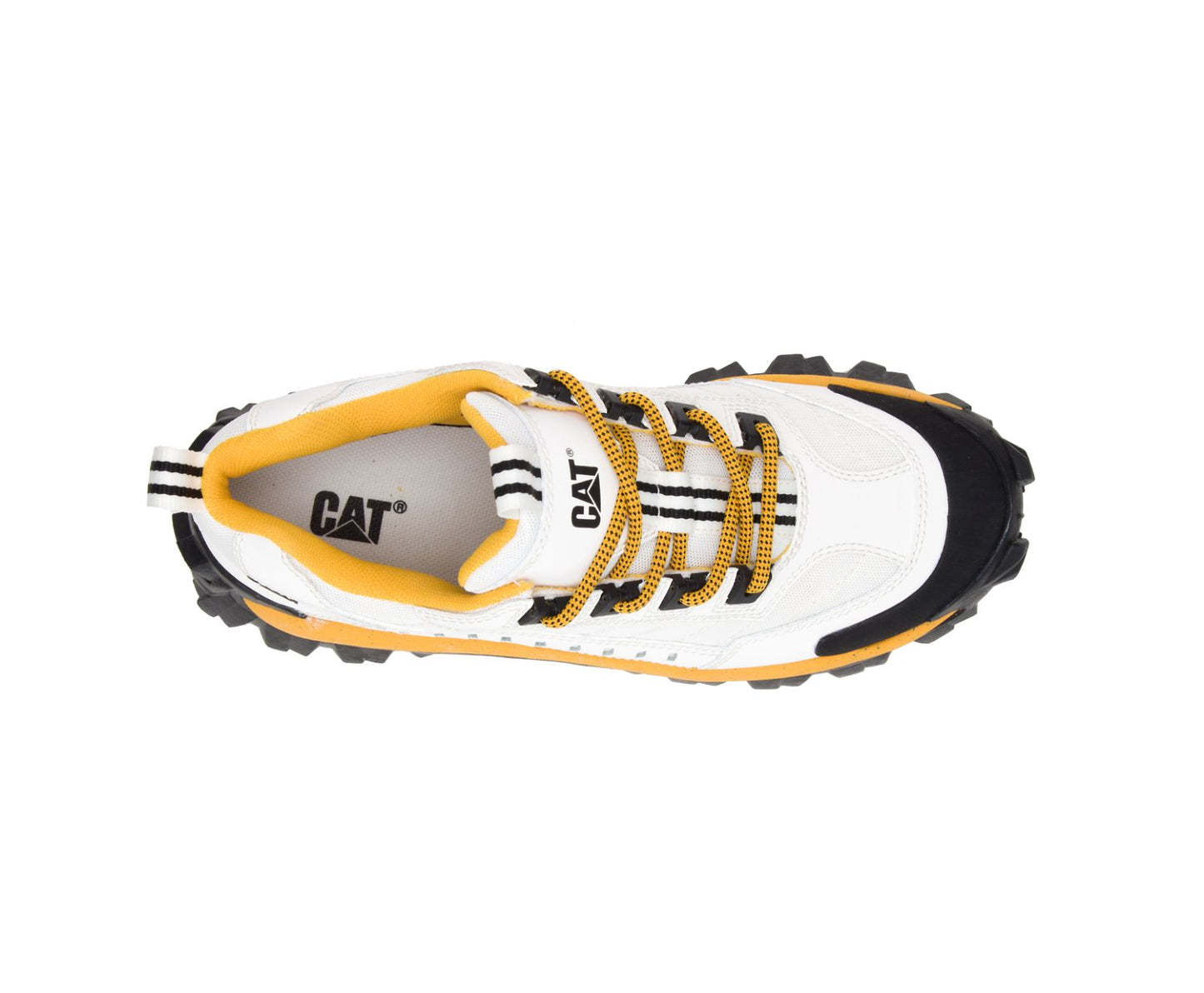 Caterpillar Intruder Shoes (P723902 - White/Yellow)