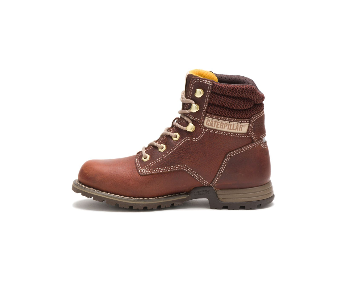 Bota de trabajo Caterpillar Paisley de 6" para mujer (P51001 - Tawny - Punta blanda)