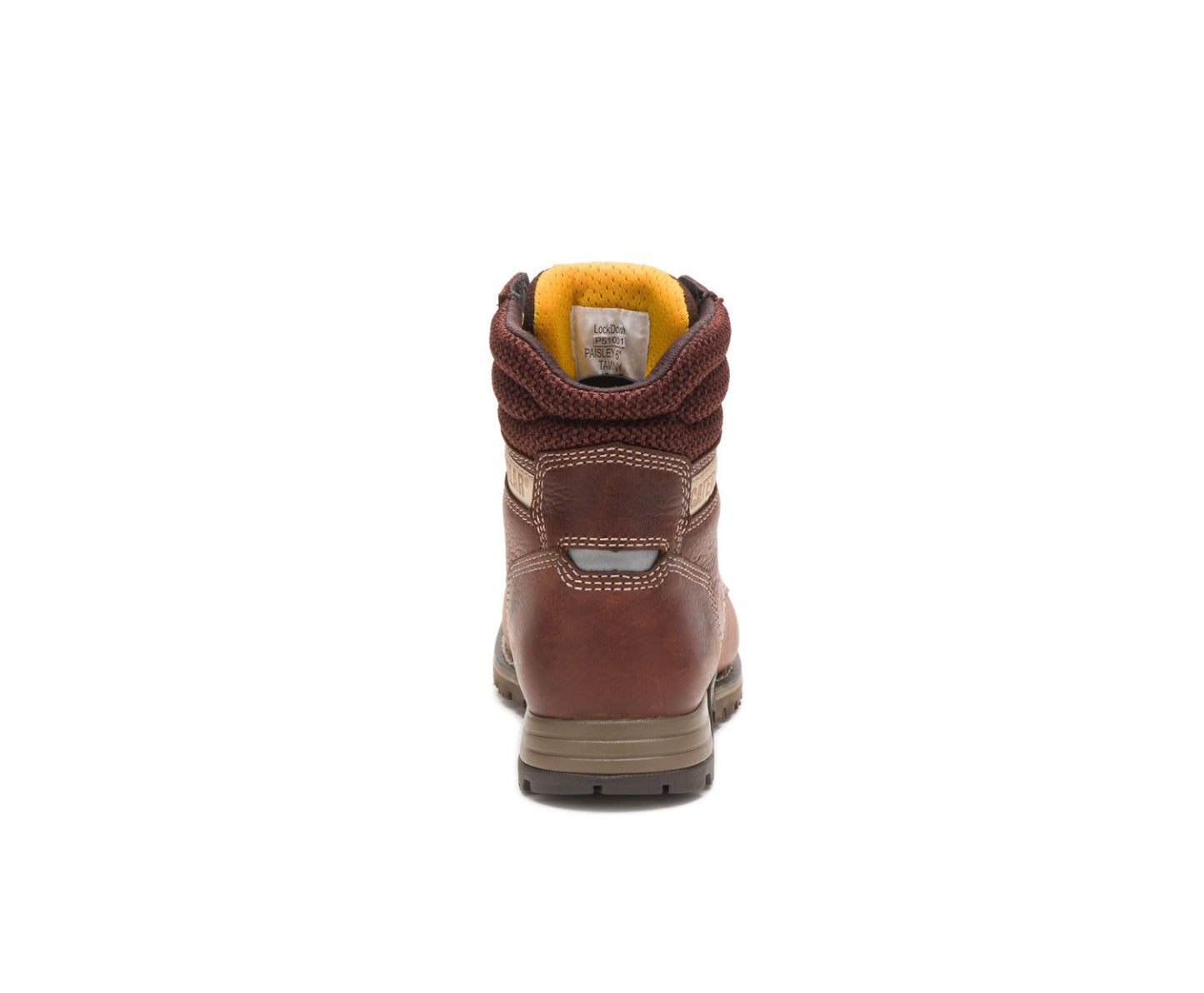 Bota de trabajo Caterpillar Paisley de 6" para mujer (P51001 - Tawny - Punta blanda)