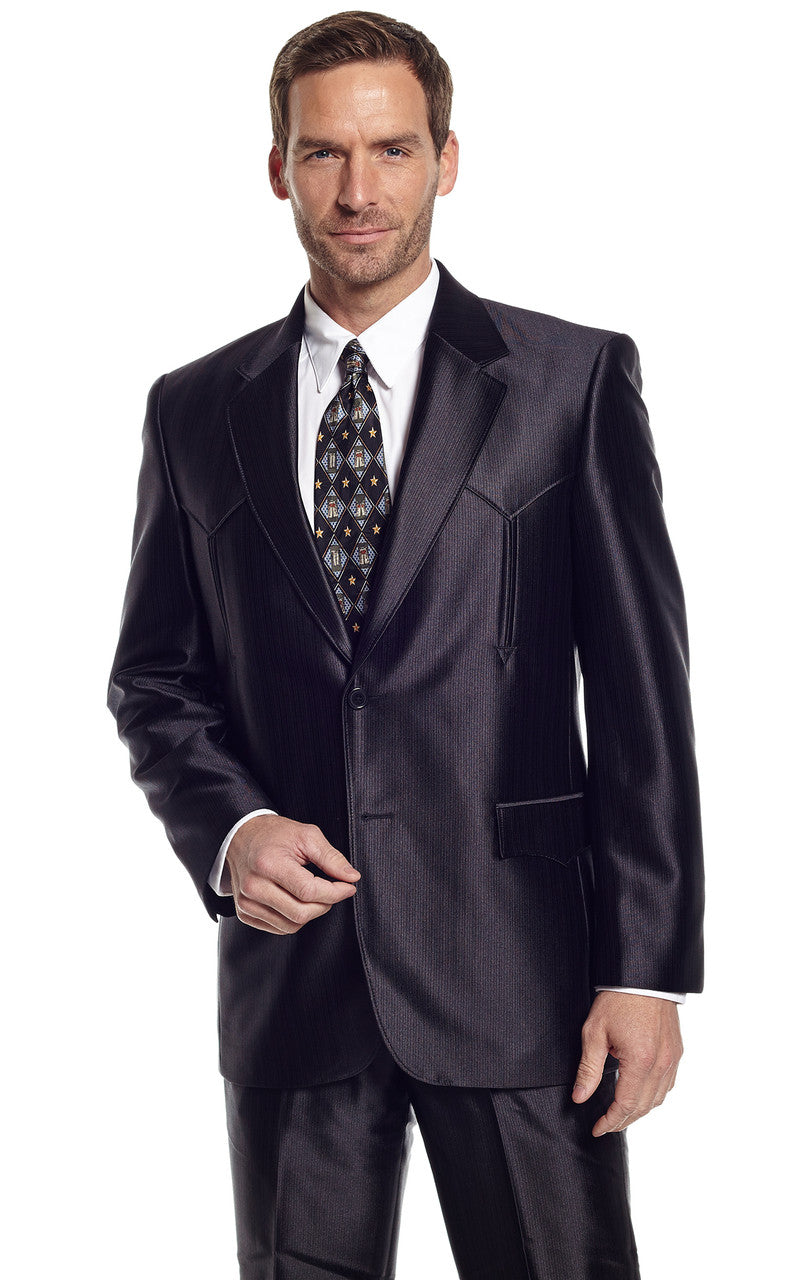 Circle S Swedish Knit "Tulsa" Sport Coat (CC5091 - Black)