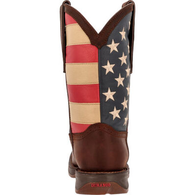 Botas vaqueras Rebel by Durango Patriotic sin cordones para hombre (DB5554)