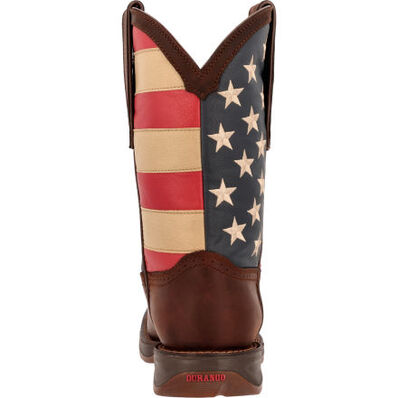 Men's Rebel by Durango Patriotic Pull-On Western Flag Boots (DB5554)