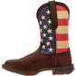 Men's Rebel by Durango Patriotic Pull-On Western Flag Boots (DB5554)