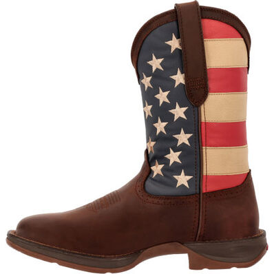 Botas vaqueras Rebel by Durango Patriotic sin cordones para hombre (DB5554)