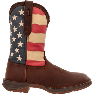 Botas vaqueras Rebel by Durango Patriotic sin cordones para hombre (DB5554)