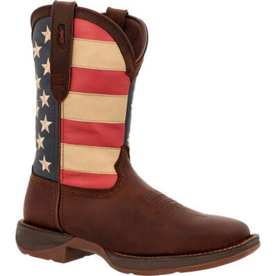 Botas vaqueras Rebel by Durango Patriotic sin cordones para hombre (DB5554)