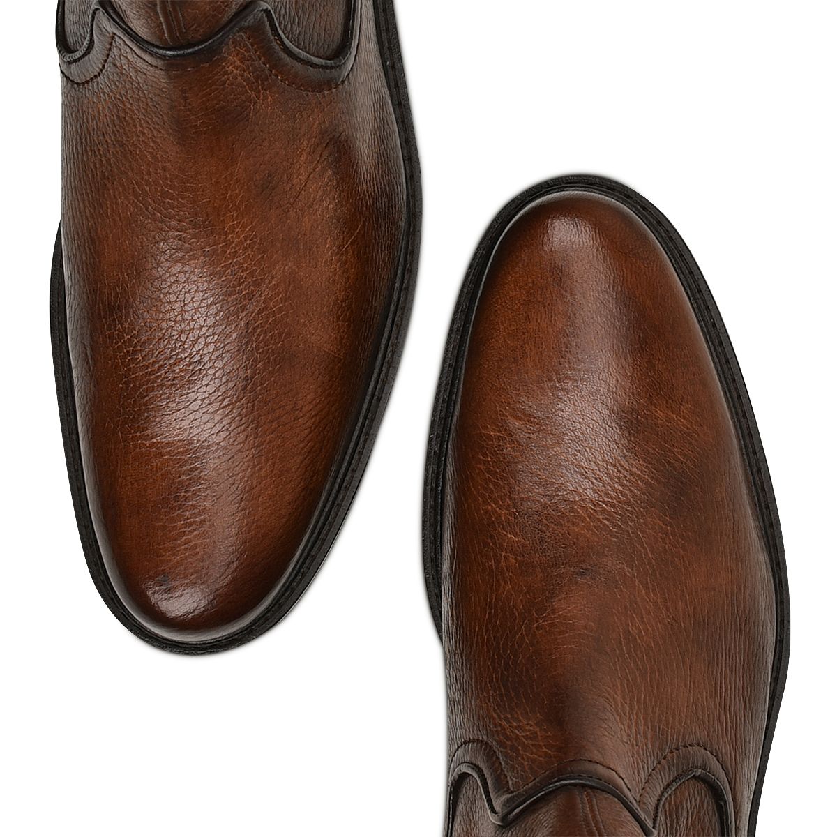 Cuadra Men's Boots CF-G93VNVN (Venado Crosta Almendra)