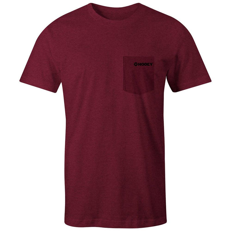 Hooey "Guadalupe" Cranberry T-Shirt (HT1509RD)