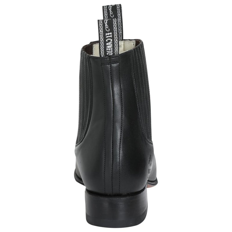 Botín Charro El Canelo 232 (Piel / Negro)