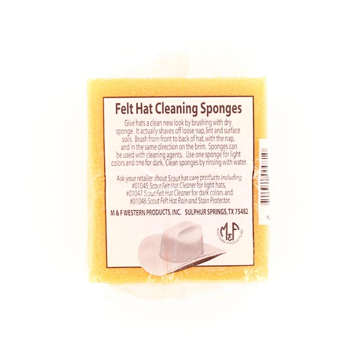 M&F Western Products Felt Hat Cleaning Sponges (01032)