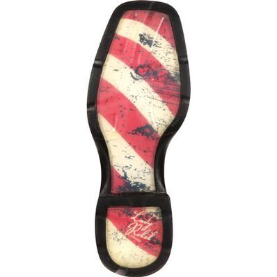 Botas vaqueras Lady Rebel de Durango Patriotic para mujer (RD4414)