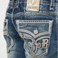 Rock Revival Men's Ermias J202R Straight Jeans