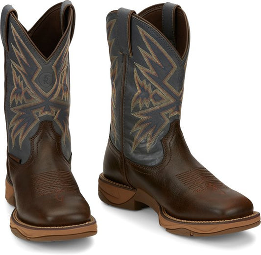 Tony Lama Men's Bartlett 11" Waterproof Work Boots (RR3358 / Coffee)