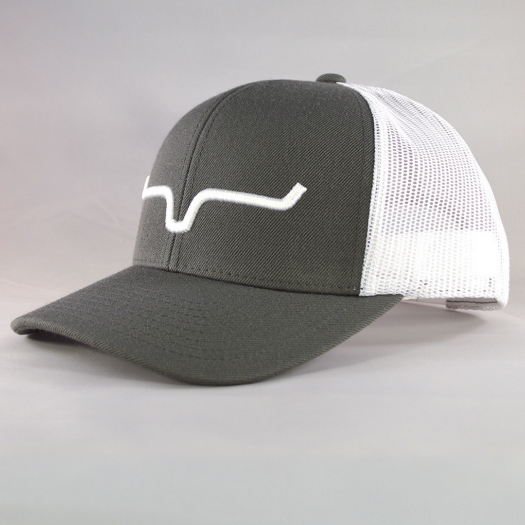 Gorra de camionero Kimes Ranch Weekly (carbón/blanco)