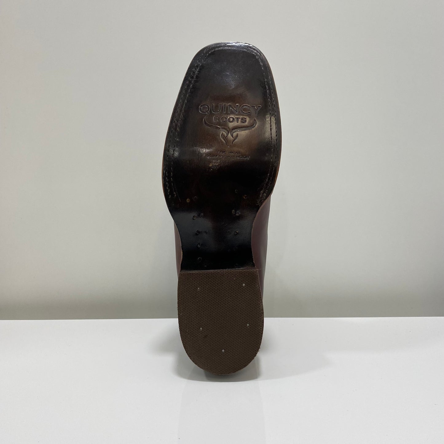 Botas Chelsea de piel Quincy para hombre (Q68B8343 - Borgoña descolorido)