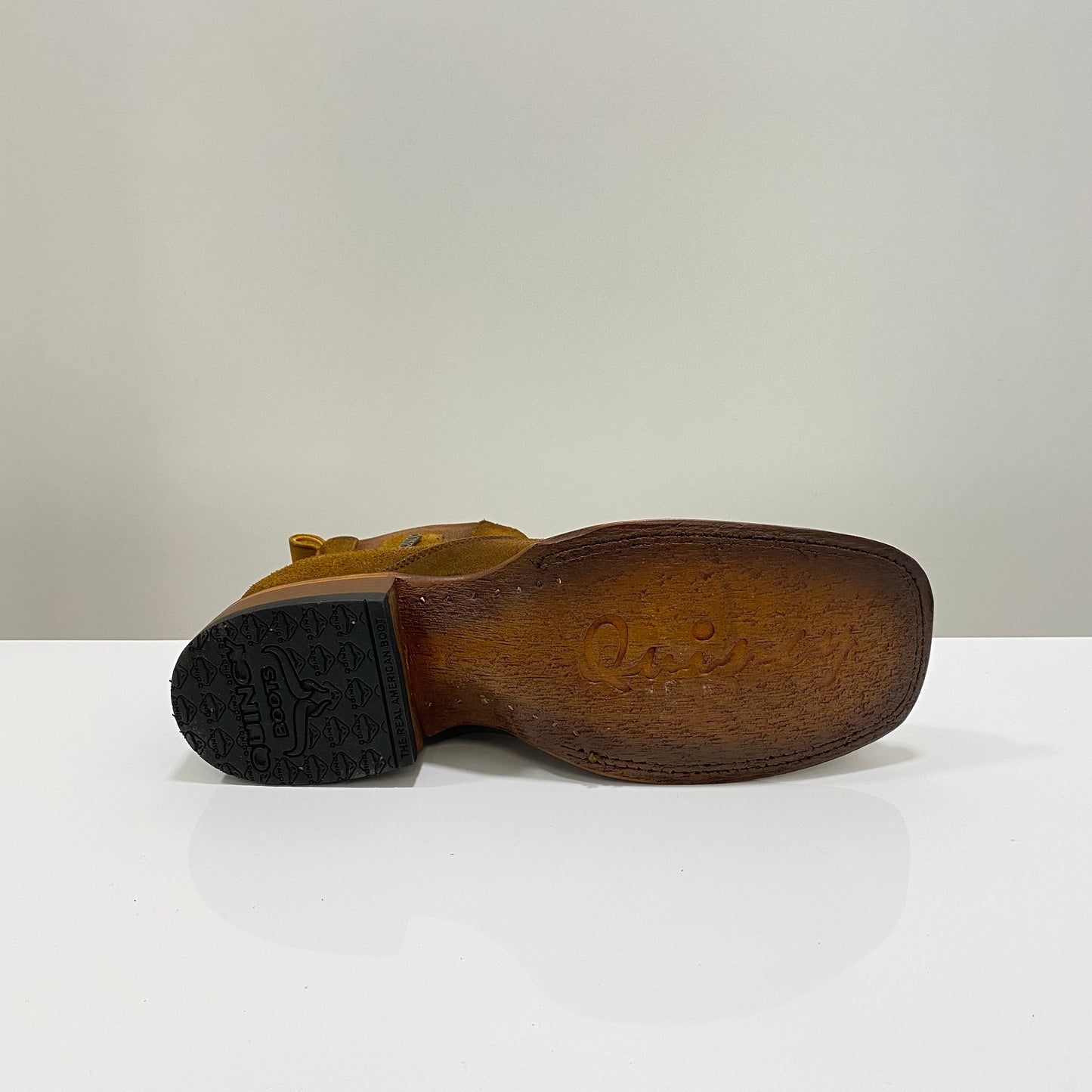 Botas Chelsea de ante Quincy para hombre (Q82BC6331 - Tostado)