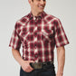 Roper Men's Short Sleeve Snap Red Plaid Western Shirt (01-002-0101-3007 RE)