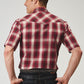 Roper Men's Short Sleeve Snap Red Plaid Western Shirt (01-002-0101-3007 RE)