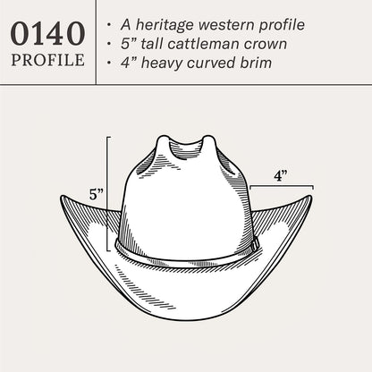 Stetson Rancher 6X Cowboy Hat (SFRNCH-0140E5 - Sahara)