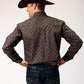 Roper Men's Long Sleeve Button Diamond Medallion Western Shirt (03-001-0325-1004 BR)