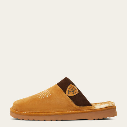 Pantuflas de punta cuadrada para hombre de Ariat Silversmith (n.° 2842-200, castaño)