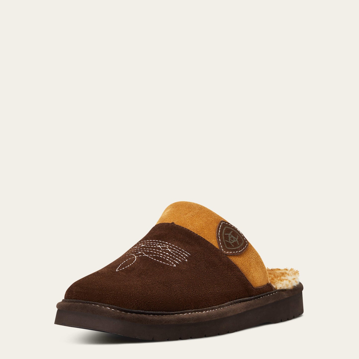 Ariat Men's Silversmith Square Toe Slipper (#2842-220 Chocolate)