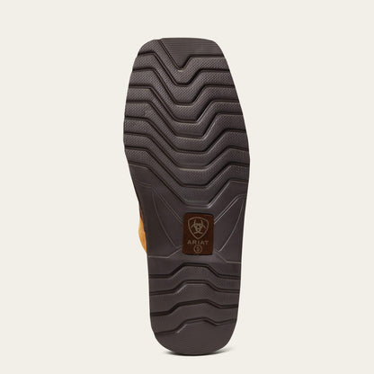 Pantuflas de punta cuadrada Silversmith de Ariat para hombre (n.° 2842-220 Chocolate)