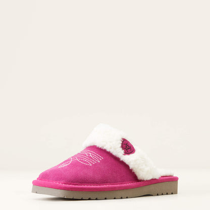 Pantuflas de punta cuadrada Jackie de Ariat para mujer (#2829-660 Rosa baya)
