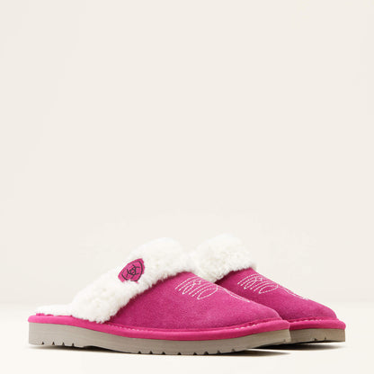 Pantuflas de punta cuadrada Jackie de Ariat para mujer (#2829-660 Rosa baya)