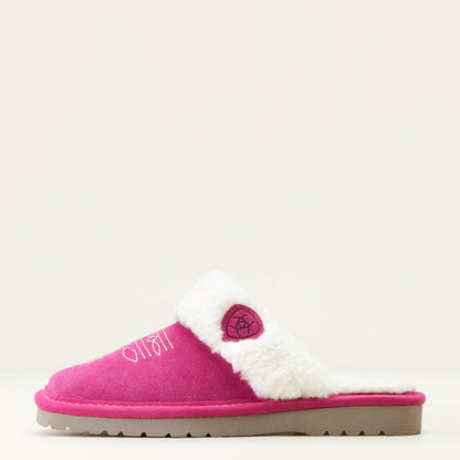 Pantuflas de punta cuadrada Jackie de Ariat para mujer (#2829-660 Rosa baya)