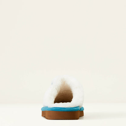 Pantuflas de punta cuadrada Jackie de Ariat para mujer (n.° 2829-410 turquesa brillante)