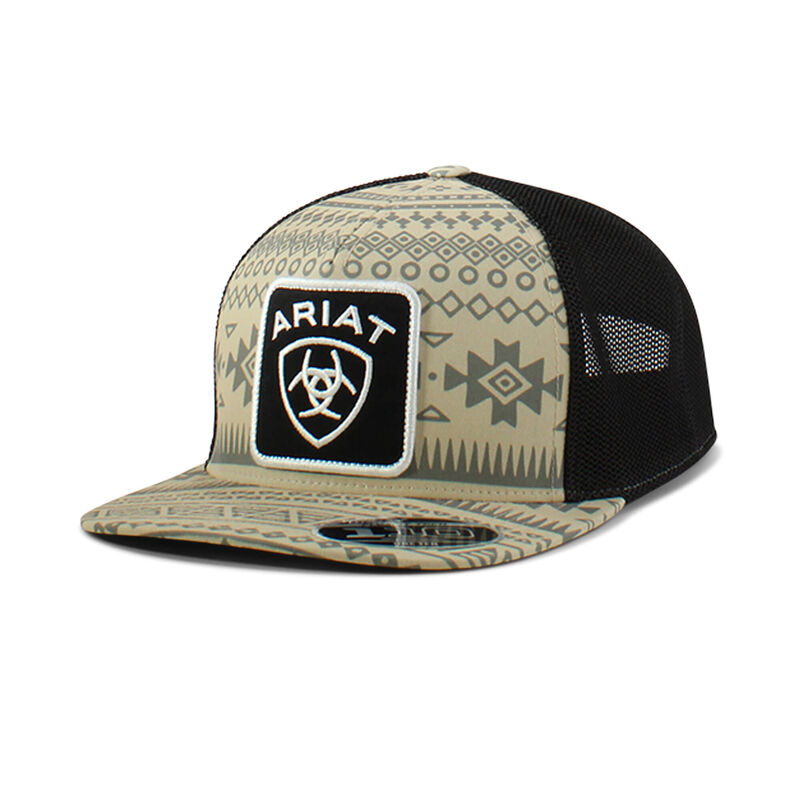 Ariat Men's Southwest Print Logo Patch Snapback (A300074008)