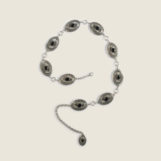 Cinturón de cadena con concho ovalado para mujer de Ariat (A1515801)