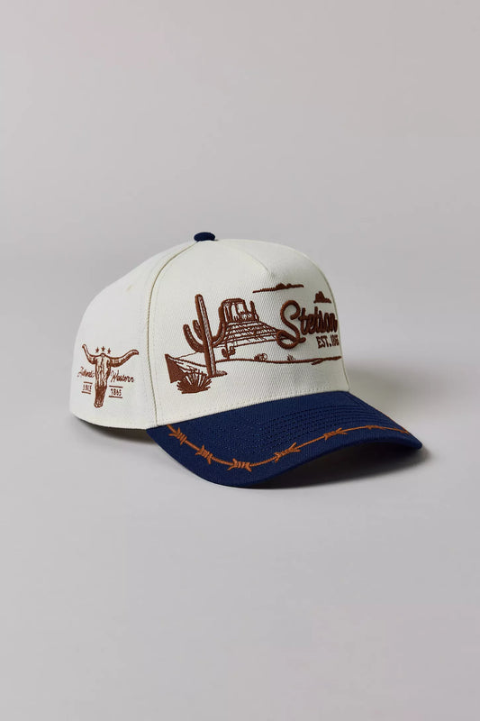 Stetson Landscape Trucker Hat Snapback (SCSLHA-0006 / IVO/NAVY)