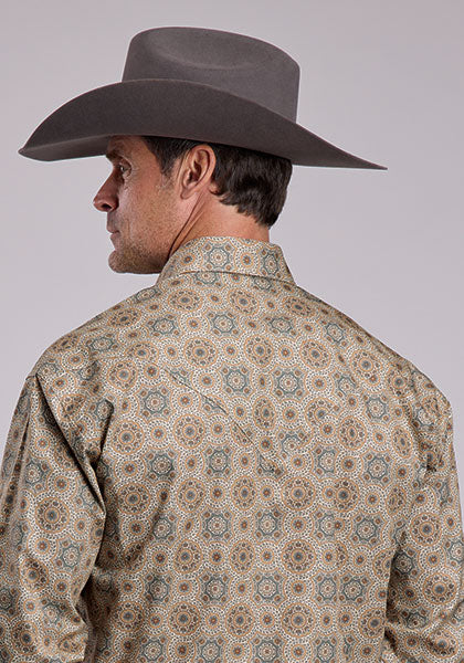 Stetson Men's Long Sleeve Shirt (11-01-425-1045 GY)