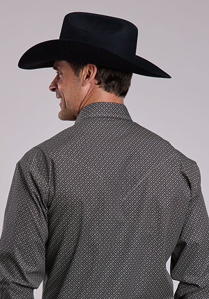 Camisa de manga larga para hombre Stetson (11-01-425-1047 BL)