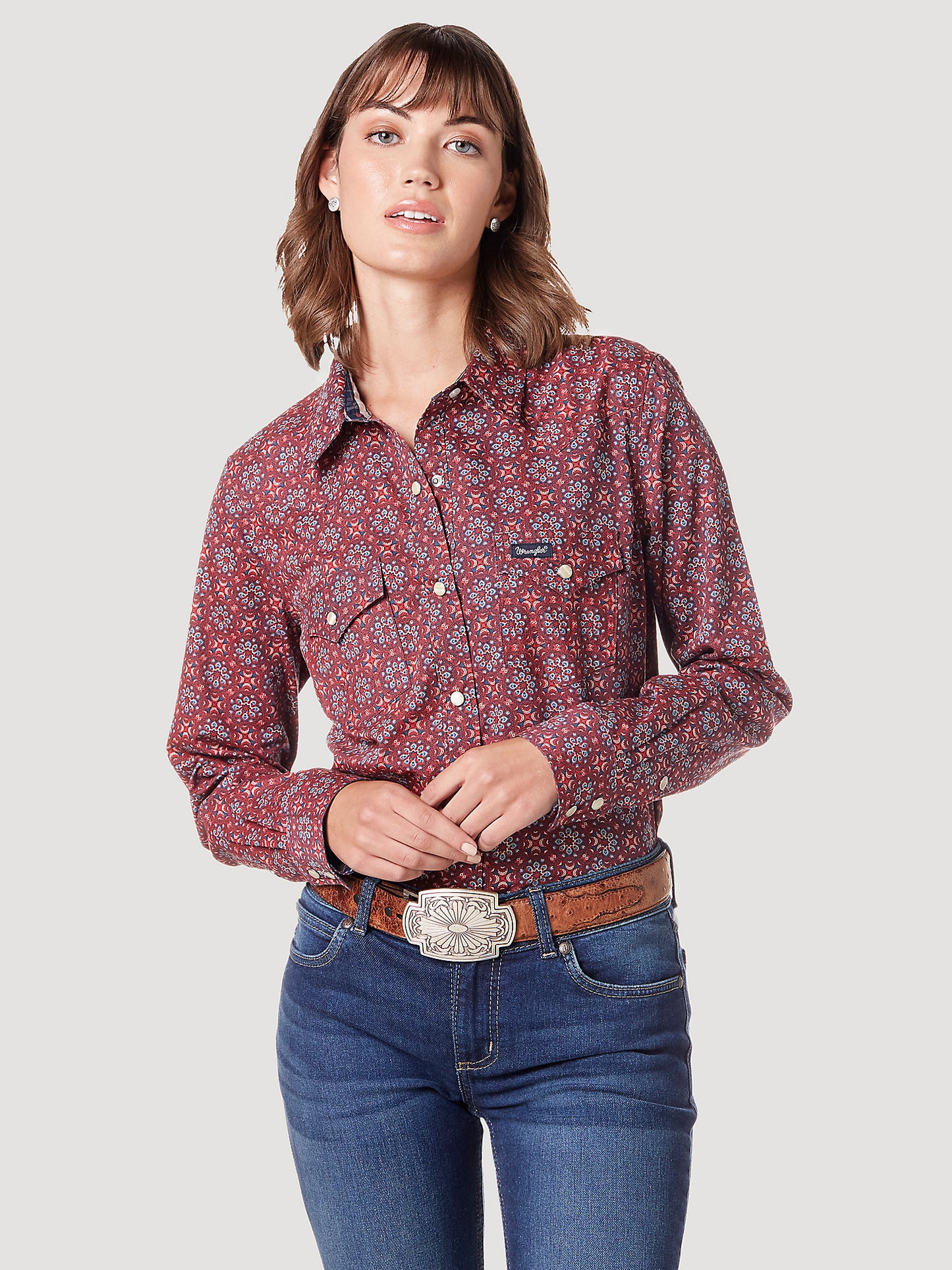 Wrangler Women's All Occasion Western Snap Shirt (112336527)
