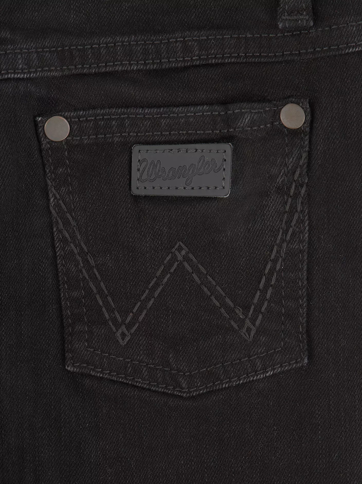Vaqueros rectos ajustados Wrangler Retro para niño (88BWZ NEGRO/REGULAR)