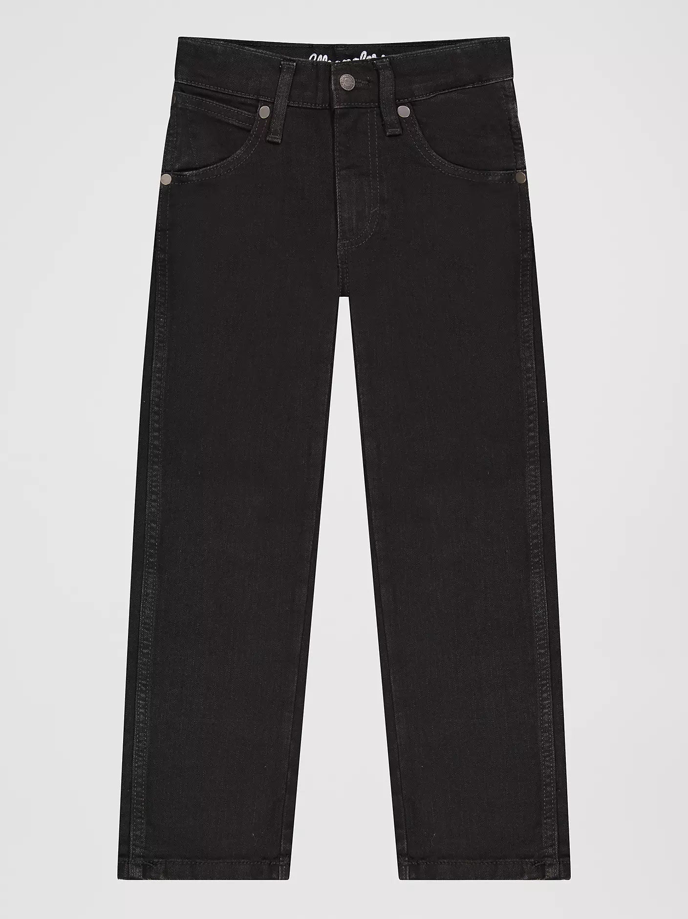 Vaqueros rectos ajustados Wrangler Retro para niño (88BWZ NEGRO/REGULAR)