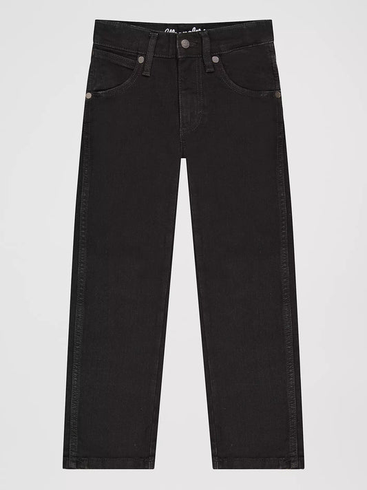 Vaqueros rectos ajustados Wrangler Retro para niño (88BWZ NEGRO/REGULAR)