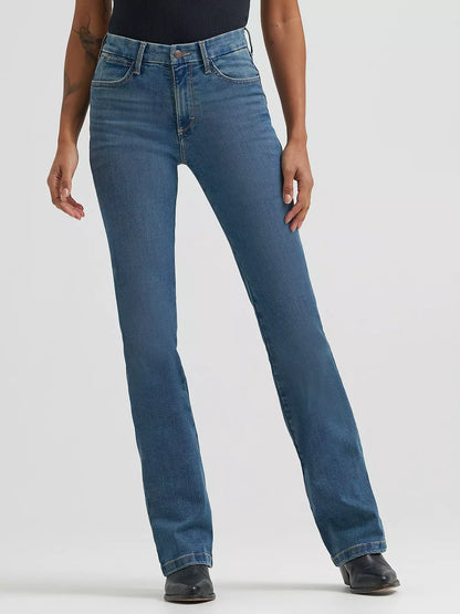 Jeans acampanados de tiro alto hechos a medida Wrangler para mujer (112359279)