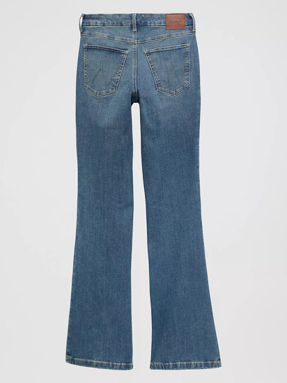 Jeans acampanados de tiro alto hechos a medida Wrangler para mujer (112359279)
