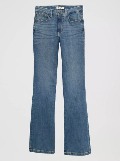 Jeans acampanados de tiro alto hechos a medida Wrangler para mujer (112359279)