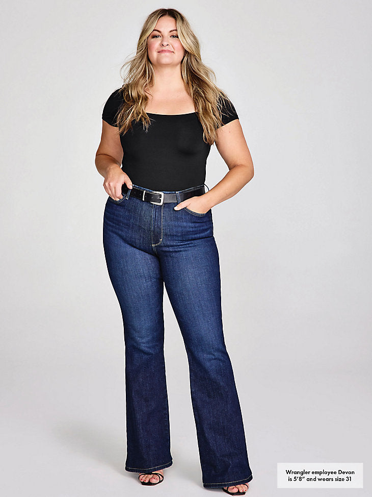 Wrangler Women's Bespoke High Rise Flare Jeans (112359280)