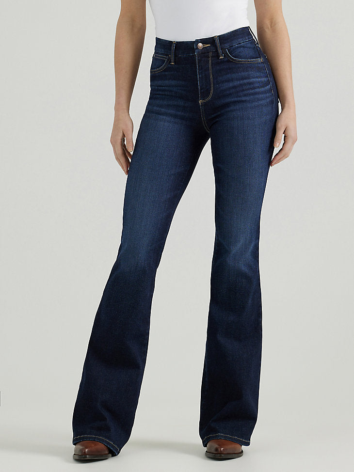 Wrangler Women's Bespoke High Rise Flare Jeans (112359280)