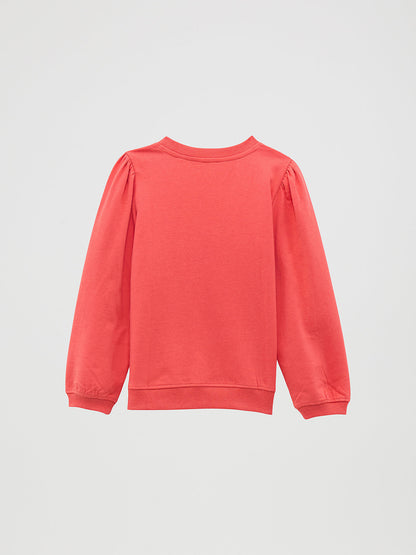 Wrangler Girls Graphic Puff Sleeve Pullover (112371935 - Pink)