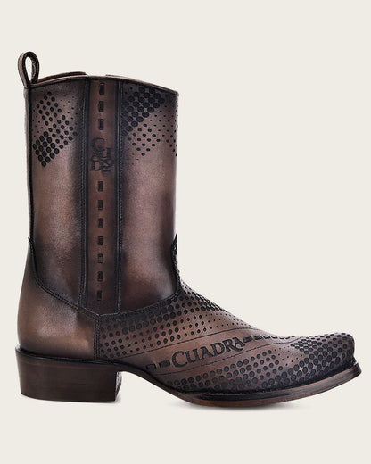 Botas urbanas de bovino marrón Cuadra para hombre (CU737/1J2URS - Res Crust Tornado Cafe)